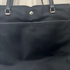 Kate Spade Black Tote with Sleek Design and Gold Accents